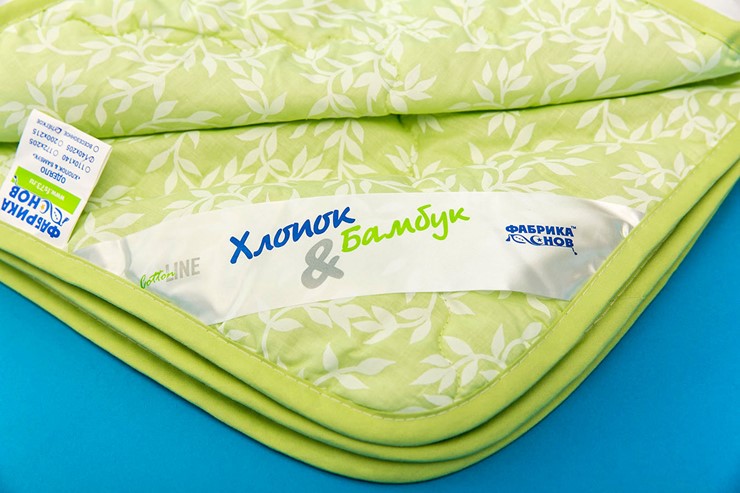 Одеяло лёгкое полутороспальное Хлопок & Бамбук в Артемовском - изображение 1