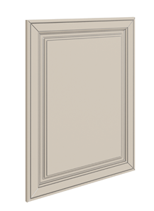 Дверь (Декор) Атланта L551 эмаль (сливки патина платина) в Первоуральске