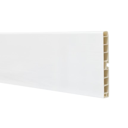Кухонный цоколь ПВХ 2м, высота 150 мм, белый в Ревде - изображение