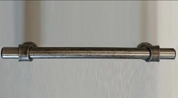Ручка-скоба (128 мм), античное серебро Прованс в Артемовском