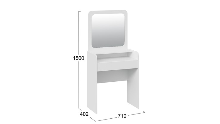 Стол туалетный Эмма (Белый Ясень) в Ревде - изображение 5