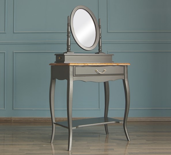 Туалетный стол Leontina с зеркалом (ST9321BLK) Черный в Асбесте - изображение 2