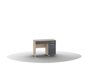 Косметический стол Silvia, Ст-01, цвет фасада антрацит в Ирбите