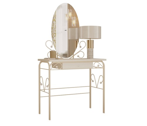 Дамский столик кремово-белый (RAL 9001) в Первоуральске - изображение