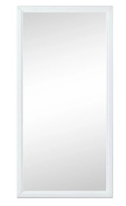 Зеркало навесное в гардероб Ника (белый) 119,5 см x 60 см в Ревде