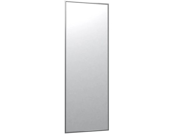 Настенное зеркало в спальню Сельетта-5 глянец серебро (1500х500х9) в Екатеринбурге - изображение
