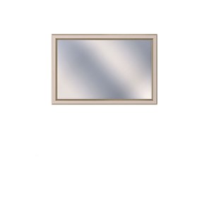 Зеркало навесное Сиена, Бодега белый / патина золото, 92х52 в Ревде