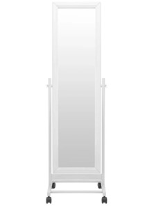 Напольное зеркало в спальню BeautyStyle 27 (135х42,5см) Белое в Артемовском - предосмотр 1