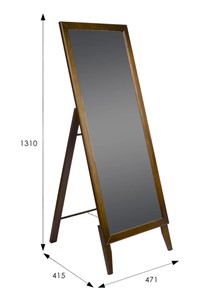 Напольное зеркало в спальню BeautyStyle 29 (131х47,1х41,5см) Средне-коричневый в Первоуральске - предосмотр 6