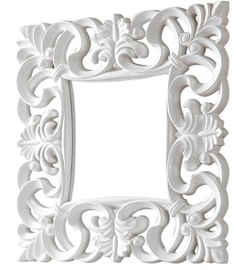 Настенное зеркало PU021 белое в Богдановиче