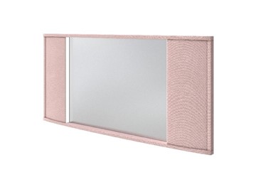 Зеркало прямоугольное Vittoria с подсветкой, Велюр (Ultra Розовый мусс) в Красноуфимске
