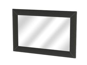 Настенное зеркало OrmaSoft 2, экокожа черная в Богдановиче