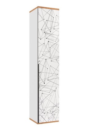 Шкаф одностворчатый Урбан 528.040, белый в Полевском - изображение