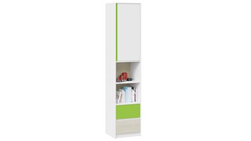 Детский шкаф комбинированный Сканди СМ-386.07.20-20 (Дуб Гарден, Белая, Зеленый) в Ирбите