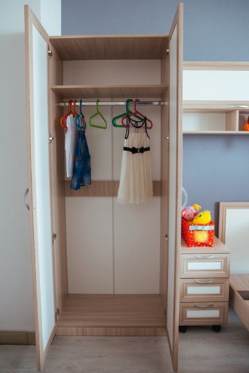 Детский 2-дверный шкаф Остин М02 в Каменске-Уральском - изображение 3