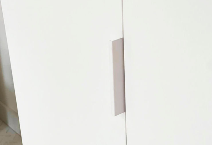 Трехдверный шкаф Зефир 109.02 (белое дерево/пудра розовая (эмаль)) в Каменске-Уральском - изображение 6