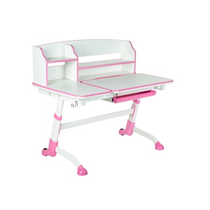 Детский стол-трансформер Amare II Pink с надстройкой в Асбесте - изображение