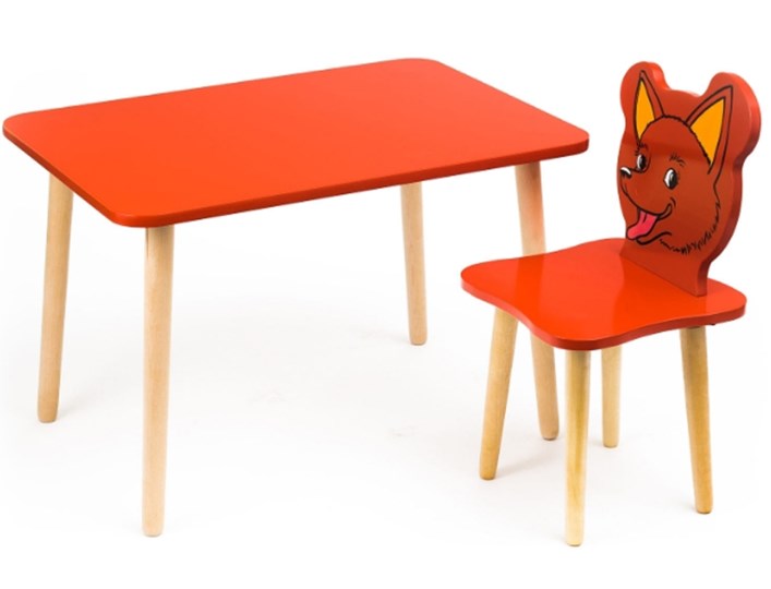 Стол детский Джери, Красный в Первоуральске - изображение 1