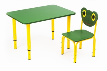 Растущий стол Кузя (Зеленый, Желтый) в Екатеринбурге - предосмотр 1