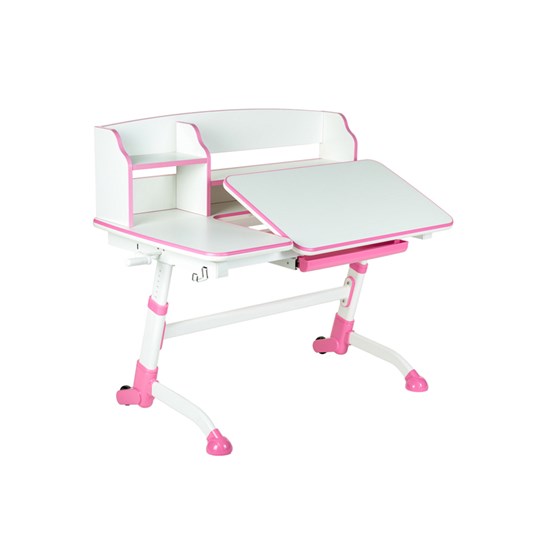 Детский стол-трансформер Amare II Pink с надстройкой в Артемовском - изображение 2