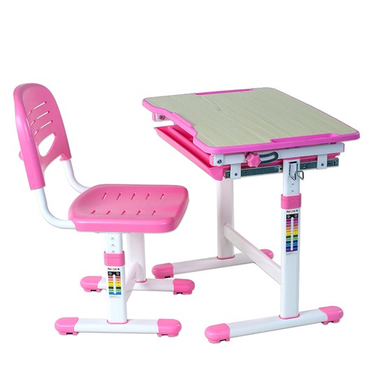 Растущая парта + стул Piccolino Pink в Богдановиче - изображение 1