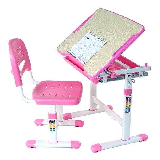 Растущая парта + стул Piccolino Pink в Артемовском - изображение 3