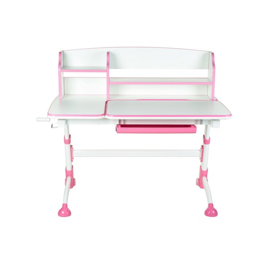 Детский стол-трансформер Amare II Pink с надстройкой в Артемовском - изображение 1