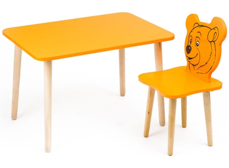 Стол в детскую Джери, Оранжевый в Ревде - изображение 1