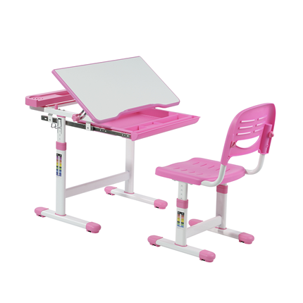 Парта растущая + стул Cantare Pink в Ревде - изображение