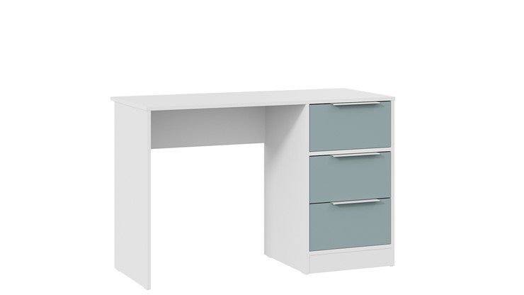 Стол письменный Марли Тип 1 (Белый/Серо-голубой) в Асбесте - изображение 2