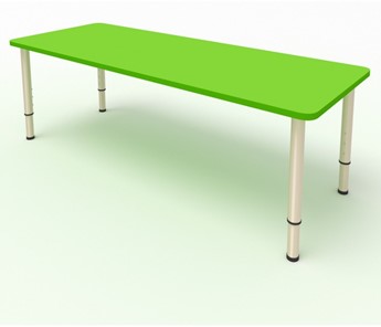 Стол детский 2-местный  (по одну сторону столешн.) СДО-2 (0-3) зеленый в Ревде