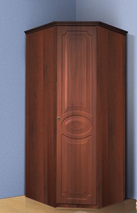 Шкаф угловой Ивушка-5, цвет Итальянский орех в Екатеринбурге - изображение