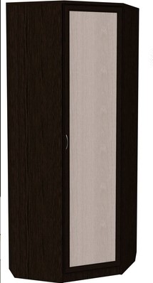 Распашной шкаф 400 угловой, цвет Венге в Кушве - изображение
