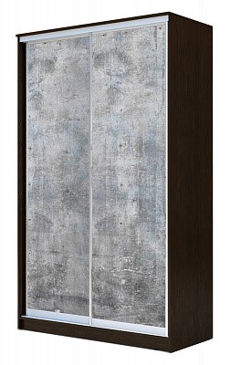 Шкаф 2-х дверный Хит-23-4-15-77-22, 2300х1500х420, Бетон Венге в Екатеринбурге - изображение