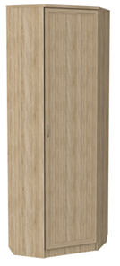 Распашной шкаф 402 угловой со штангой, цвет Дуб Сонома в Ирбите