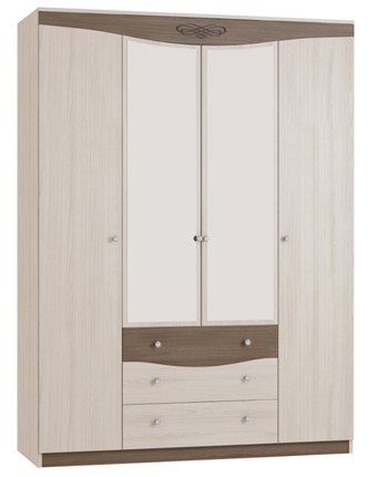 Распашной шкаф Ванесса 4-х дверный в Кушве - изображение
