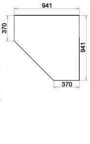Распашной шкаф 401 угловой со штангой, цвет Дуб Сонома в Первоуральске - изображение 2