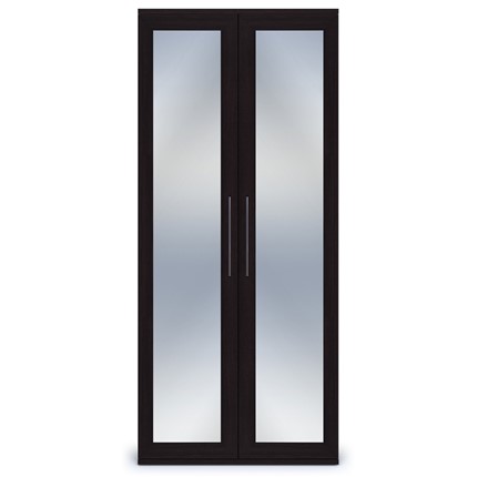 Шкаф двустворчатый с зеркалами Парма, Венге в Первоуральске - изображение
