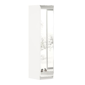 Шкаф 1-створчатый Айла с зеркалом ЛД 688.140.000, Белый, исполнение 1 в Каменске-Уральском
