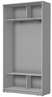 Шкаф 2-х створчатый Хит-24-4-12/2-77-30, 2400х1200х420, Природа Белый в Екатеринбурге - изображение 1
