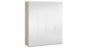 Шкаф для одежды Эмбер СМ-348.07.012 (Баттл Рок/Серый глянец) в Кушве