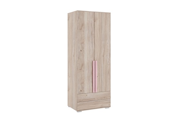 Распашной шкаф Лайк 55.01, дуб мария/роуз в Кушве - изображение
