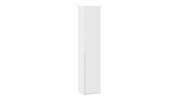 Шкаф для белья Порто (366) СМ-393.07.211 (Белый жемчуг/Белый софт) в Ревде