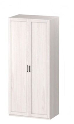 Распашной шкаф Классика 2-х дверный с перегородкой   (Д*Ш*В 1000*595*2204) в Екатеринбурге - изображение