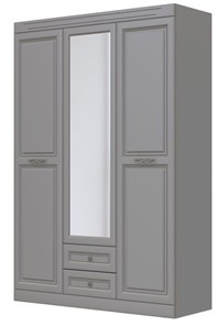 Шкаф трехдверный в спальню Олимп ШР-3 (антрацит) 1 зеркало в Артемовском