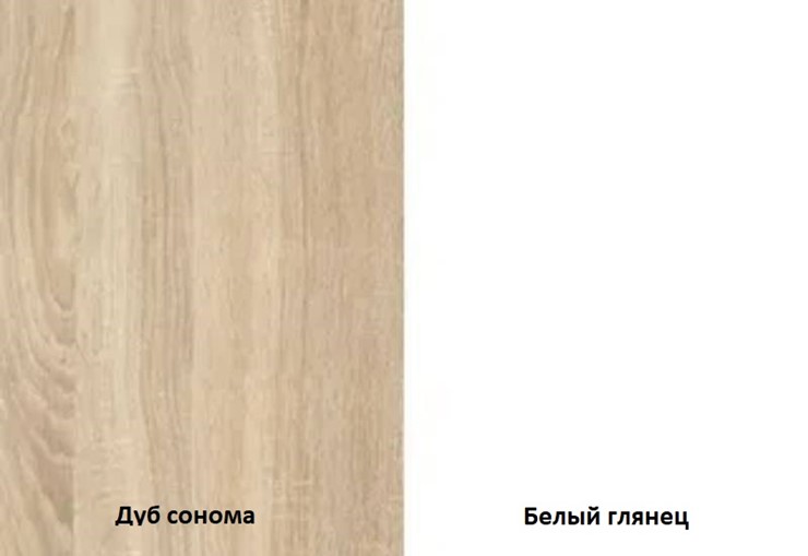 Шкаф двухдверный Некст, цвет дуб сонома/белый в Екатеринбурге - изображение 1