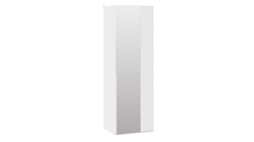 Одностворчатый угловой шкаф Порто (580) СМ-393.07.007 (Белый жемчуг/Белый жемчуг) в Кушве