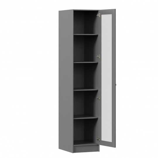 Шкаф одностворчатый  Амели (Оникс Серый)  ЛД 642.870 в Кушве - изображение 1