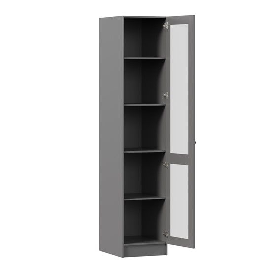 Шкаф одностворчатый  Амели (Оникс Серый) ЛД 642.860 в Ревде - изображение 1