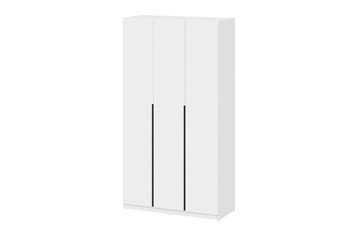 Трехстворчатый шкаф ШК 5 (1200) Белый текстурный в Ревде